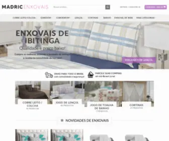 Madric.com.br(Madric Enxovais) Screenshot