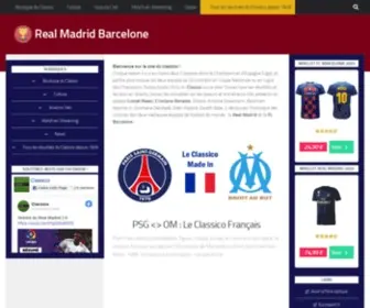 Madrid-Barcelone.com(Découvrez sur Real Madrid Barcelone tout sur le CLASSICO le plus regardé du monde. GRATUIT) Screenshot