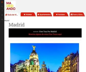 Madridando.com(Madrid Ando) Screenshot