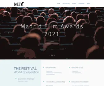 Madridfilmawards.com(International Online Film Festival. Madrid Film Awards) Screenshot