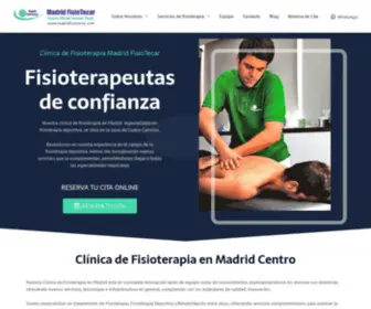 Madridfisiotecar.com(Clinica de Fisioterapia Madrid Fisiotecar) Screenshot