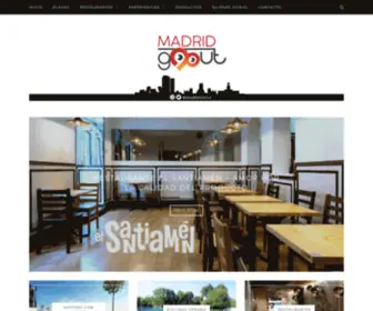 Madridgoout.com(Los mejores planes y restaurantes en Madrid) Screenshot
