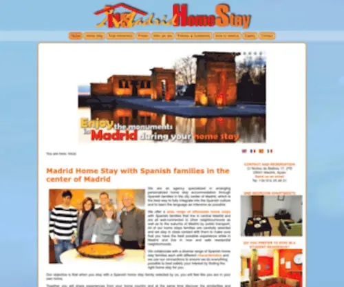 Madridhomestay.com(Madridhomestay) Screenshot