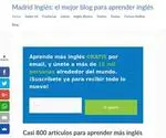 Madridingles.net Screenshot