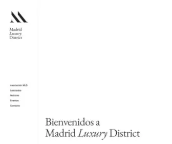 Madridluxurydistrict.com(Firmas de Lujo y Comercios de Madrid) Screenshot