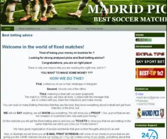 Madridpick.com(madridpick) Screenshot