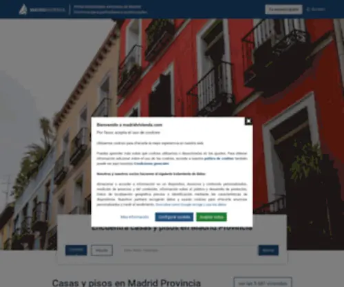 Madridvivienda.com(Casas y pisos en Madrid en venta y alquiler) Screenshot