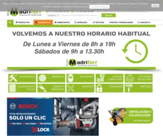 Madriferr.com(Ferretería Industrial en Madrid) Screenshot