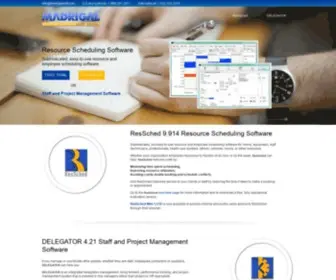 Madrigalsoft.com(Scheduling Software for Scheduling Staff) Screenshot