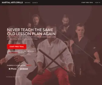 Madrills.com(Martial Arts Drills) Screenshot