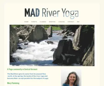 Madriveryoga.com(Mad River Yoga) Screenshot