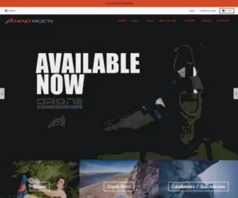 Madrock.com(Mad Rock // Climbing is Our Passion) Screenshot