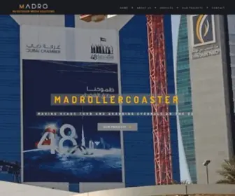 Madrodubai.com(Indoor & Outdoor Digital Static Signage Manufacturers Suppliers) Screenshot
