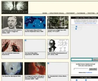 Madsciencemuseum.com(Science) Screenshot