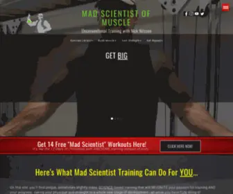 Madscientistofmuscle.com(Mad Scientist of Muscle) Screenshot