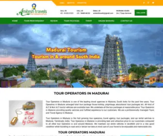 Maduraiamiteshtravels.com(Amitesh tour operators in madurai) Screenshot