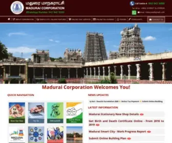 Maduraicorporation.co.in(Madurai Corporation) Screenshot