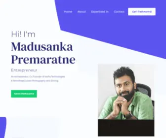 Madusankapremaratne.com(Madusanka Premaratne) Screenshot