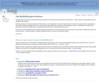 Madwifi-Project.org(Trac) Screenshot