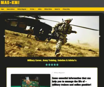 Mae-Kmi.com(Military training) Screenshot