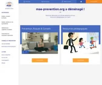 Mae-Prevention.org(MAE Prévention) Screenshot