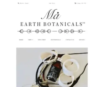 Maearthbotanicals.com(Ma Earth Botanicals) Screenshot