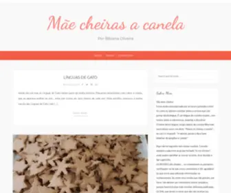 Maecheirasacanela.pt(Mãe cheiras a canela) Screenshot