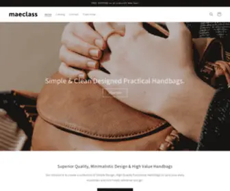 Maeclassbags.com(Maeclass Bags) Screenshot