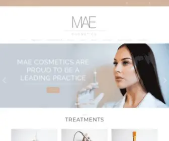 Maecosmetics.com(Cosmetic and Wellness Clinic Norwich) Screenshot