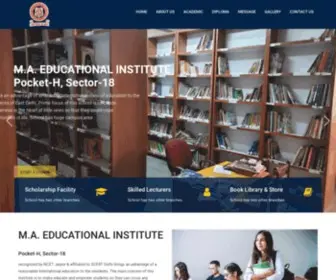 Maeducationalinstitute.in(EDUCATIONAL INSTITUTE) Screenshot