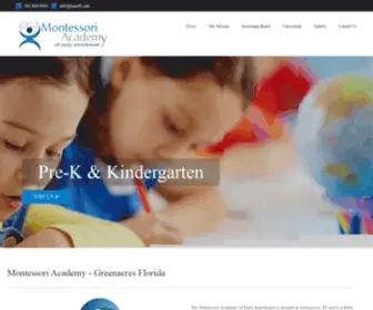 Maeefl.com(Montessori Schools in Florida) Screenshot