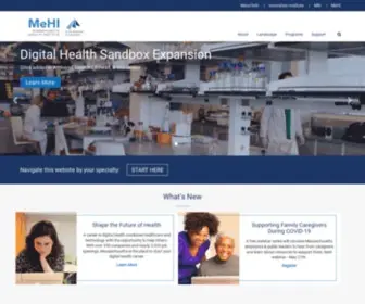 Maehi.org(Massachusetts eHealth Institute) Screenshot