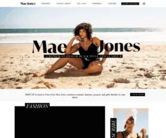 Maejonesmagazine.com(Mae Jones) Screenshot