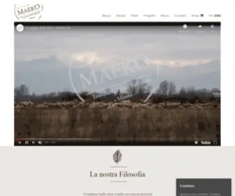 Maekotessuti.com(Maeko Tessuti e Filati naturali) Screenshot