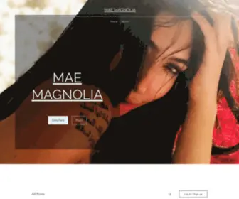 Maemagnolia.com(Mae Magnolia) Screenshot