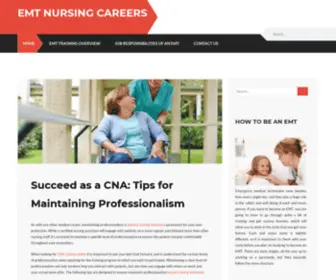 Maemt.org(EMT Nursing Careers) Screenshot