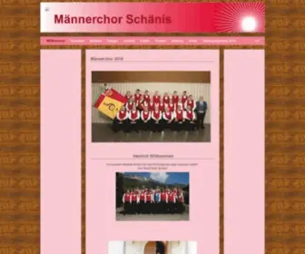 Maennerchor-Schaenis.ch(Männerchor Schänis) Screenshot