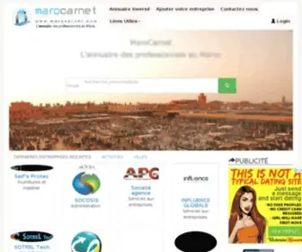 Maentreprise.com(L'annuaire des professionnels au Maroc) Screenshot