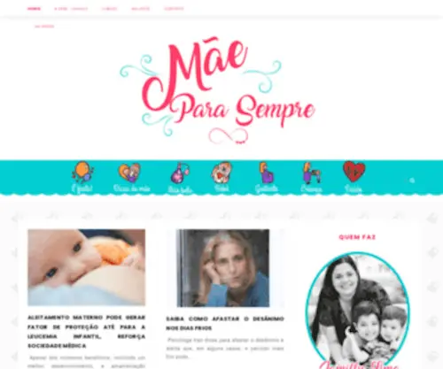 Maeparasempre.com(Mãe) Screenshot