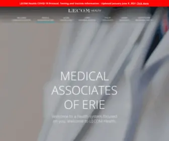 Maerie.org(Medical Associates of Erie) Screenshot