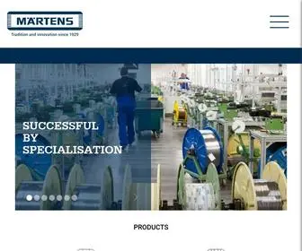 Maertens-Conveyorbelts.com(Märtens conveyorbelts) Screenshot