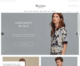 Maerz.de(MAERZ Muenchen Onlineshop) Screenshot