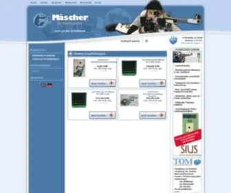 Maescher.de(MÃ€scher) Screenshot