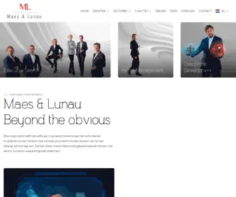 Maeslunau.com(Maes & Lunau) Screenshot