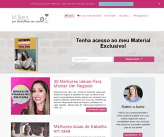 Maesquetrabalhamemcasa.com(Mães) Screenshot