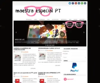 Maestraespecialpt.com(Recursos materiales y punto de encuentro) Screenshot