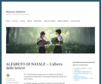 Maestrasabretta.com(Quando ho un progetto in testa vivo meglio) Screenshot