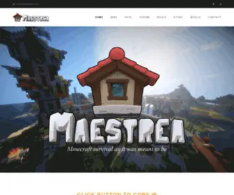 Maestrea.com(Minecraft survival as it was meant to be) Screenshot