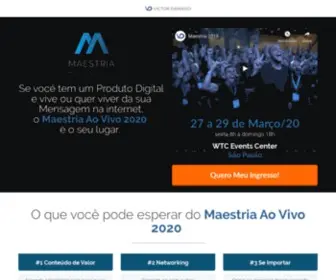 Maestriaaovivo.com.br(Maestria ao vivolote 2) Screenshot