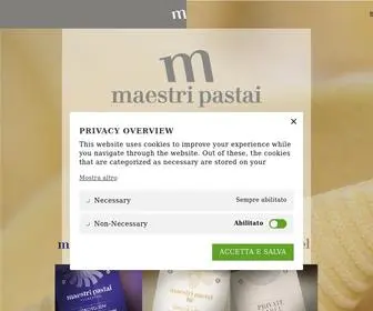 Maestripastai.it(Maestri Pastai) Screenshot